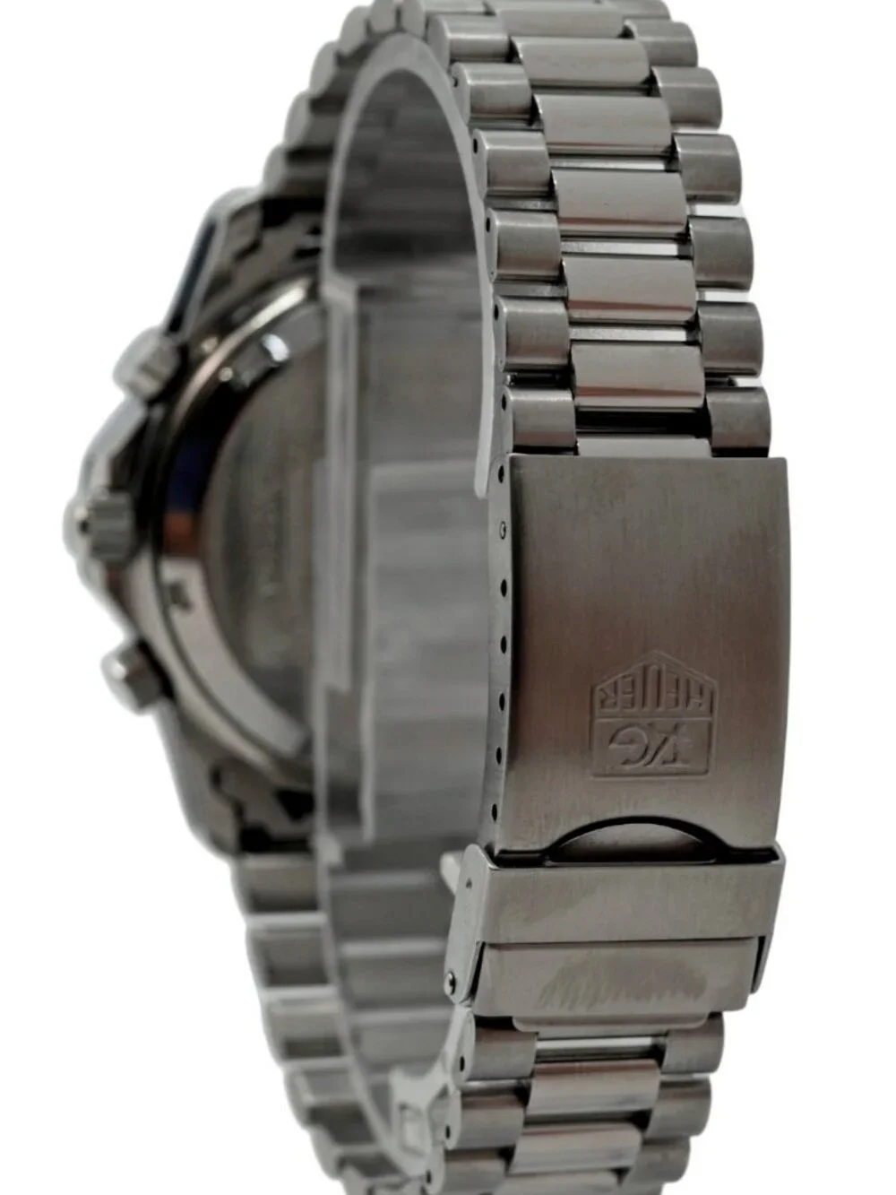 Tag Heuer 37mm Men's 2000 Series Chronograph Black Dial Watch! Ref: 273.206/1!